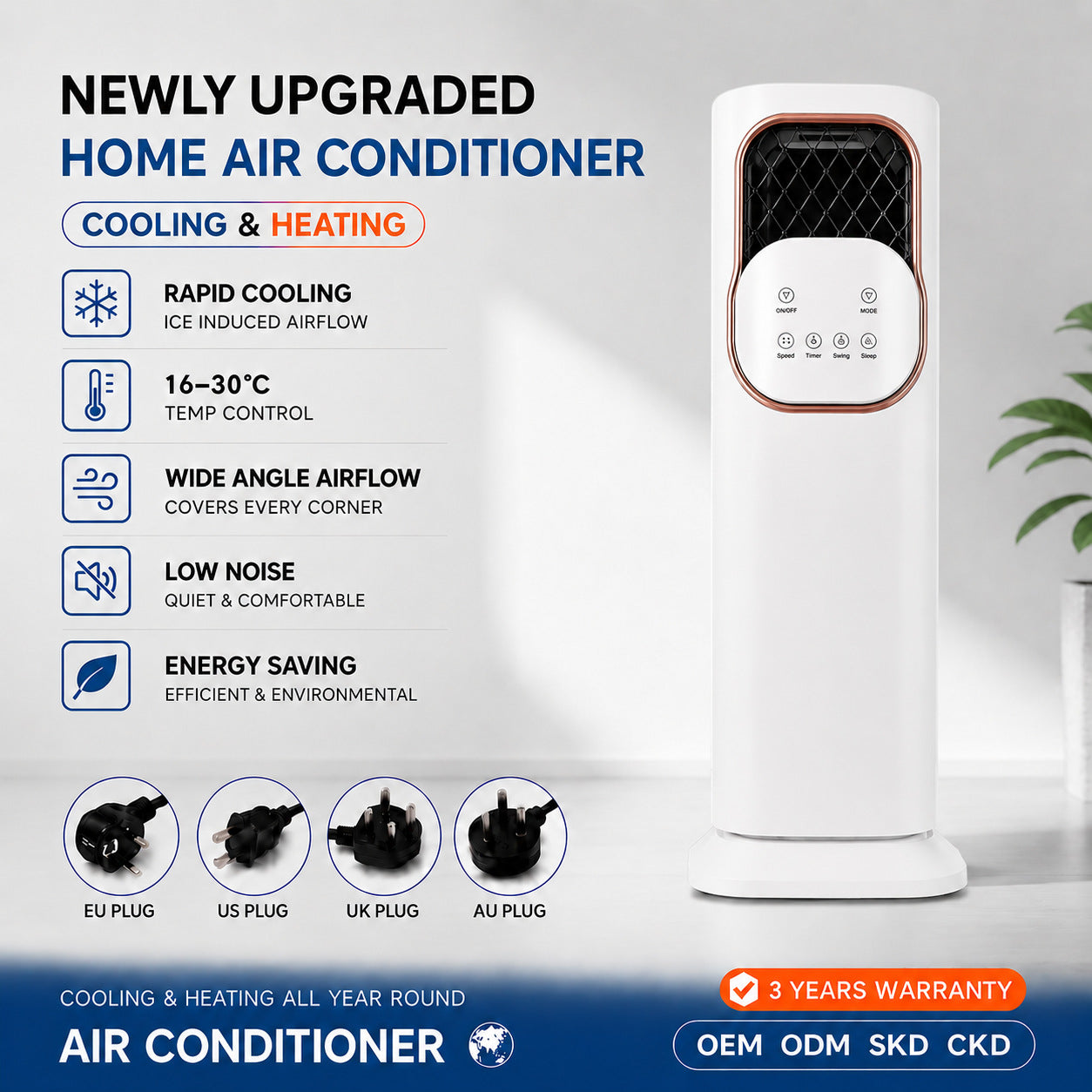 Climatizador inteligente para frío y calor